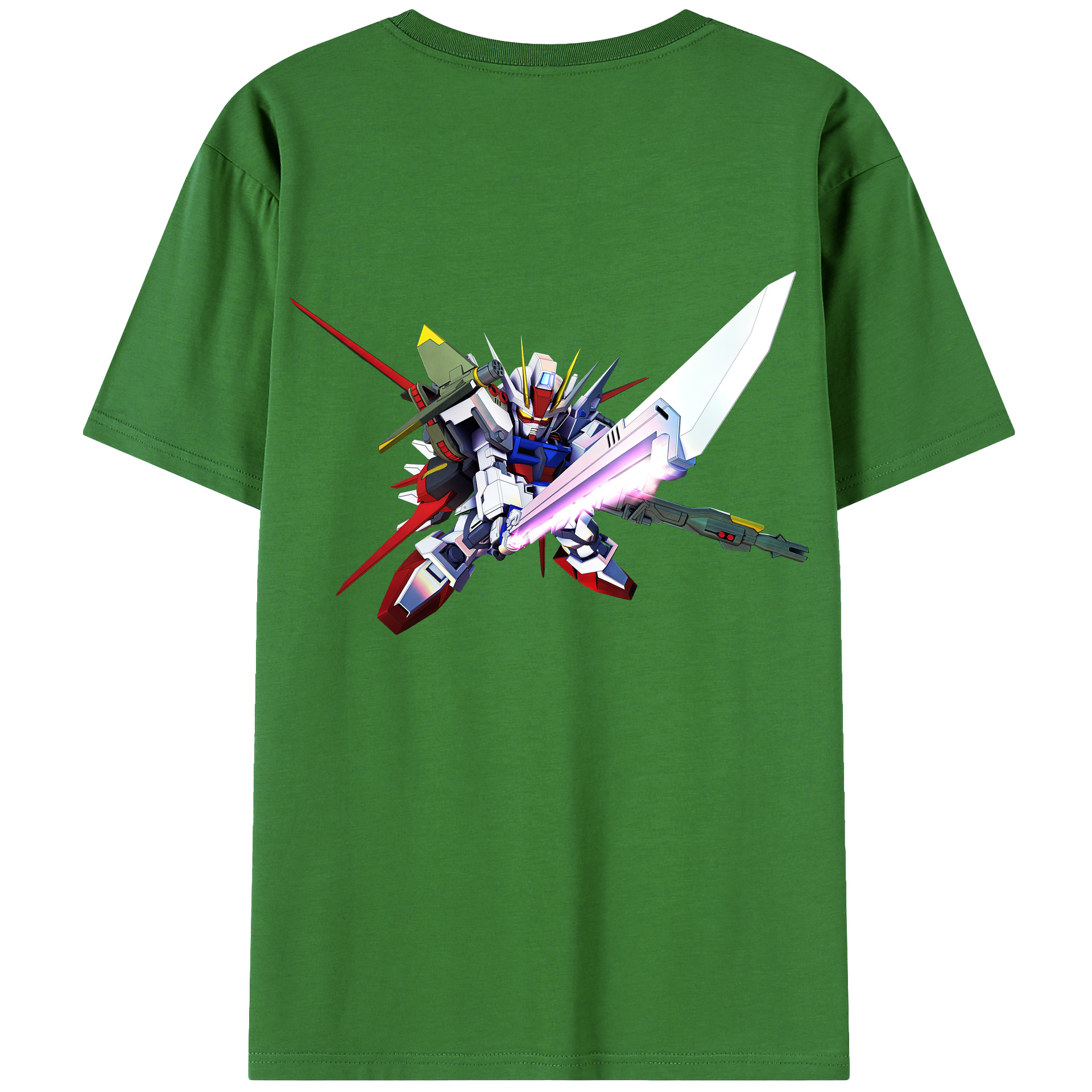 （画像用） 機動戦士ガンダム Mobile Suit Gundam レディース半袖Tシャツ(バックプリント)